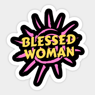 Blessed Woman | Christian Woman Sticker